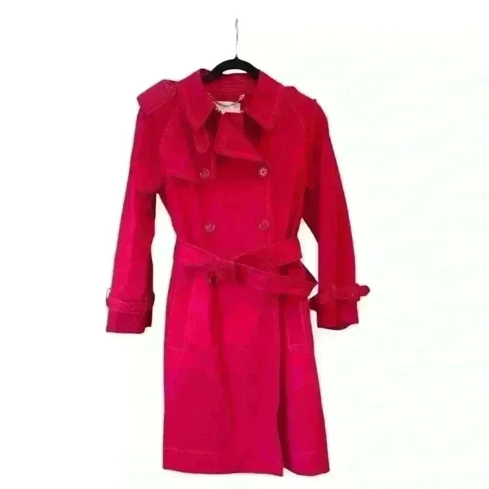Marc Jacob’s Women’s Red Trench Coat. Size 2.